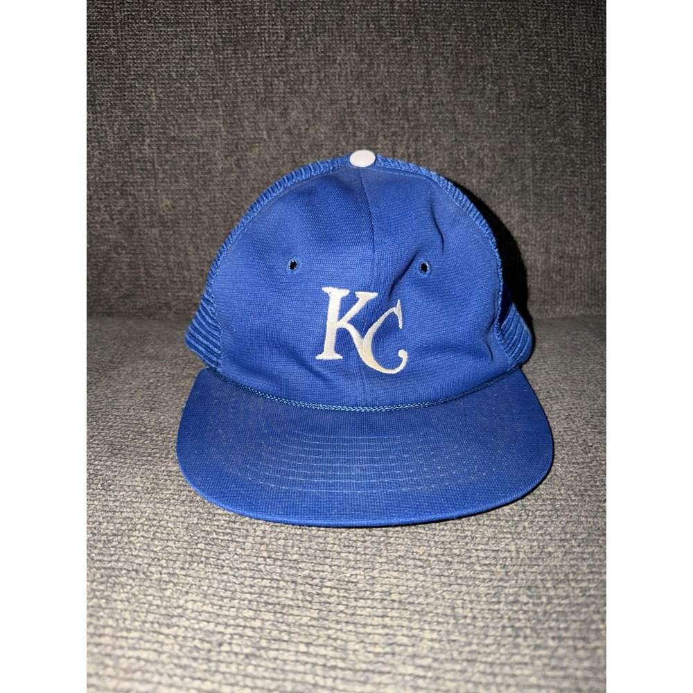 Kansas City Royals Hat Cap Snap Back‎ Mens One Size Blue Mesh MLB Baseball Twins